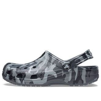 Sandalias de playa Crocs camuflaje gris unisex 206454-0IE