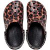 Sandalias de playa Crocs Classic Animal unisex negras 207840-0ZR