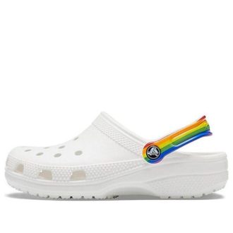 Sandalias de playa Crocs Classic Clog blancas 206638-1DG