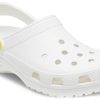 Sandalias de playa Crocs Classic Clog en blanco y verde degradado 206638-1DC