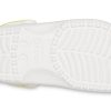 Sandalias de playa Crocs Classic Clog en blanco y verde degradado 206638-1DC