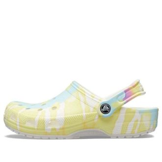 Sandalias de playa Crocs Classic Clog Tie Dye multicolor unisex 205453-94S
