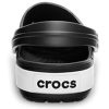 Sandalias de playa Crocs Crocband unisex, color negro y blanco, 11989-060