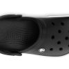 Sandalias de playa Crocs Crocband unisex, color negro y blanco, 11989-060