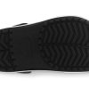 Sandalias de playa Crocs Crocband unisex, color negro y blanco, 11989-060