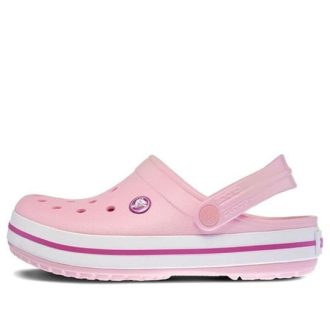 Sandalias de playa Crocs Crocband unisex, color rosa y morado, 11016-6MB