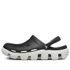 Sandalias de playa Crocs Duet en negro y blanco 11991-066