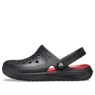 Sandalias de playa Crocs Reviva Negro Rojo 205852-0BU