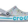 Sandalias de playa unisex Crocs con estampado gris y azul «Gris azul» 206232-0ES