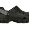 Sandalias deportivas antideslizantes unisex Crocs Cozy negras 202651-02S