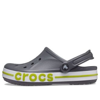 Sandalias deportivas Crocs Bayaband Cozy, unisex, color rojo y gris, 205089-0GX