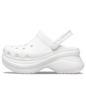 Sandalias deportivas Crocs Classic Clog para mujer, color blanco, 206302-100
