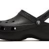 Sandalias deportivas Crocs Classic Clog para mujer, color negro, 206750-001 Sandalias deportivas Crocs Classic Clog para mujer, color negro, 206750-001