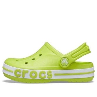 Sandalias deportivas de playa Crocs (PS) para exteriores, de tacón plano, color verde, 205100-3TX
