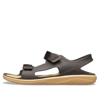 Sandalias deportivas ligeras y acogedoras Crocs Swiftwater color café 206526-2I1
