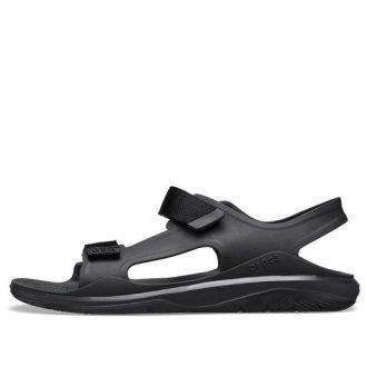 Sandalias deportivas ligeras y cómodas Crocs Swiftwater negras 206526-060