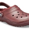 Sandalias deportivas unisex Crocs Classic Clog color vino 203591-60U