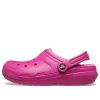 Sandalias deportivas unisex Crocs Classic Lined Clog en morado y rojo 203591-6SV