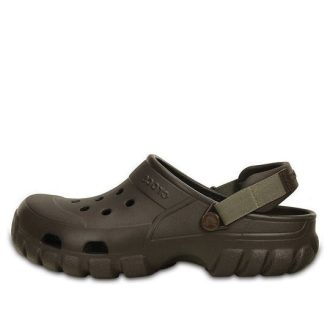 Sandalias deportivas unisex Crocs minimalistas, cómodas y resistentes al desgaste, color marrón, 202651-23B