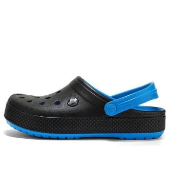 Sandalias deportivas unisex Crocs resistentes al desgaste, ligeras y cómodas, color negro y azul (205237-49S)