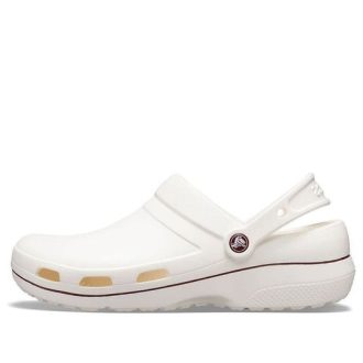 Sandalias deportivas unisex Crocs resistentes al desgaste y cómodas, color blanco y marrón, 205883-0FW