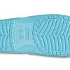 Sandalias planas clásicas Crocs unisex azul vaquero 206121-4ST