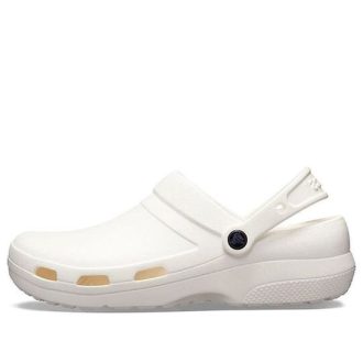 Sandalias planas Crocs Specialist II Clog 2 blancas 205619-100