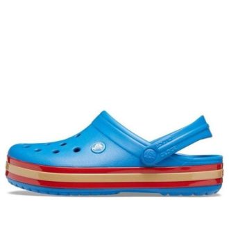 Sandalias tipo zueco Crocs Crocband Hyper Shine azules 206379-4KJ