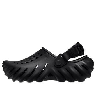 Sandalias tipo zueco Crocs (GS) Echo «Negras» 208190-001