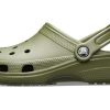 Sandalias unisex Crocs Classic Beach verde militar 10001-309