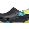 Sandalias unisex Crocs Classic Clog Beach negras 206340-0C4