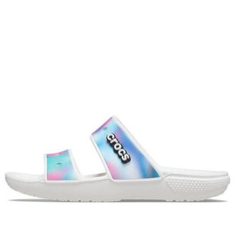 Sandalias unisex Crocs Classic Colorful multicolor blancas 207771-94S
