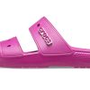 Sandalias unisex Crocs Classic Cozy en morado y rojo 206761-6SV