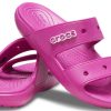 Sandalias unisex Crocs Classic Cozy en morado y rojo 206761-6SV