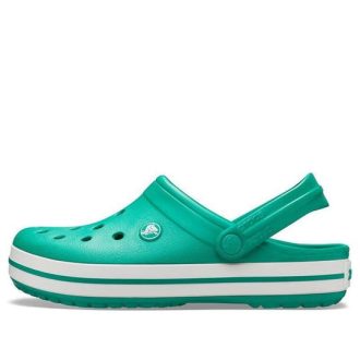 Sandalias unisex Crocs Crocband ligeras y resistentes al desgaste, color verde, 11016-3TL