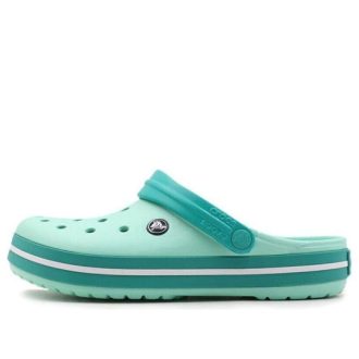 Sandalias unisex Crocs Crocband ligeras y resistentes al desgaste, color verde menta, 11016-3R6