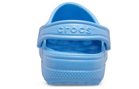 Sandalias unisex de playa tipo zueco Crocs Classic en color azul 10001-4TB