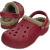 Sandalias unisex informales Crocs Classic Clog rojas 11692-6LL