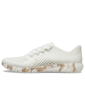 Zapatillas Crocs LiteRide Pacer con estampado de camuflaje «Blanco tostado» 207286-1CN