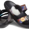 Zapatillas deportivas Crocs Classic Soft Sole Cozy Flat Heel Unisex Negras 207403-001