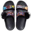 Zapatillas deportivas Crocs Classic Soft Sole Cozy Flat Heel Unisex Negras 207403-001