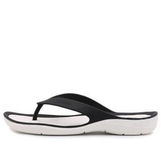 Zapatillas deportivas Crocs Swiftwater para mujer, color negro y blanco, 204974-066