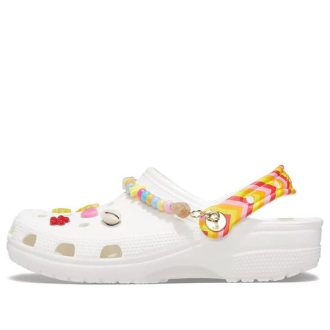 Zapatillas deportivas para exteriores Crocs Classic Clog para mujer, color blanco, 206983-94S
