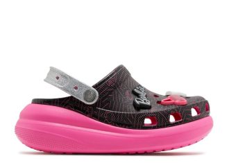 Zueco Barbie x Crush «Negro Rosa»