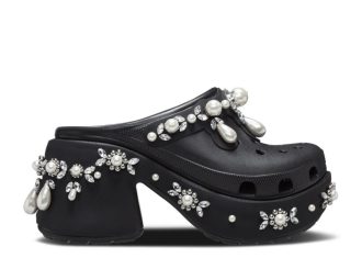 Zueco con pinchos Simone Rocha x Siren «Negro»