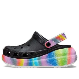 Zueco Crocs Classic Crush con efecto teñido en aerosol 208057-0C4