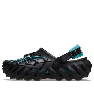 Zueco Crocs Echo con cordones reflectantes «Negro verde azulado» 210004-001