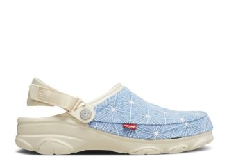 Zueco todoterreno Levi’s x Classic «Sashiko – Azul Hueso»