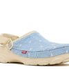Zueco todoterreno Levi’s x Classic «Sashiko – Azul Hueso»