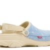 Zueco todoterreno Levi’s x Classic «Sashiko – Azul Hueso»
